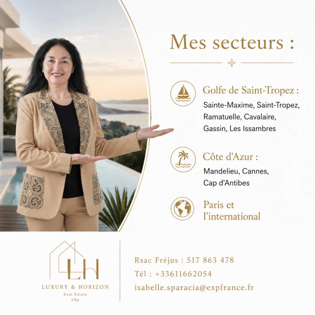 Secteurs d'intervention — Golfe de Saint-Tropez et Côte d'Azur
