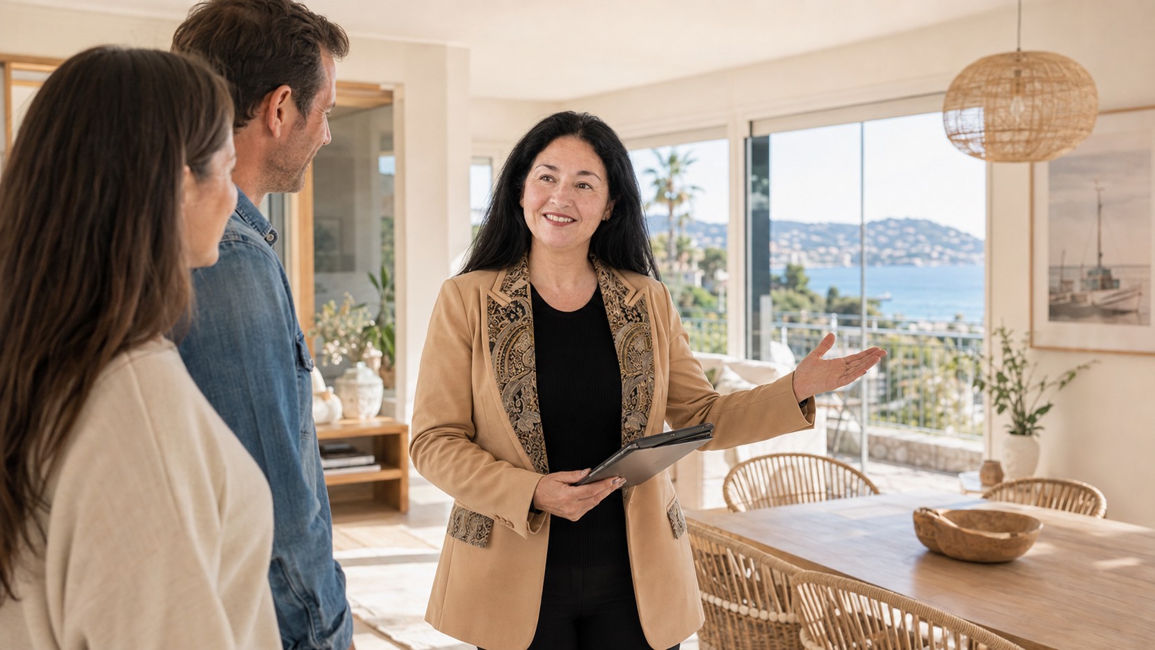 Visite immobili&egrave;re &agrave; Sainte-Maxime