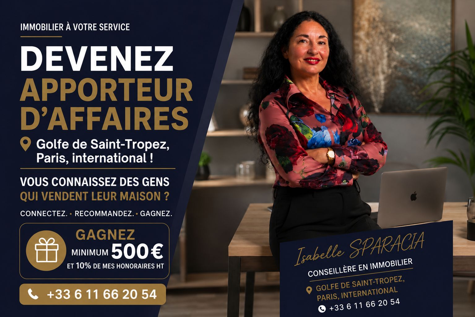 Devenez apporteur d'affaires en immobilier avec Isabelle Sparacia